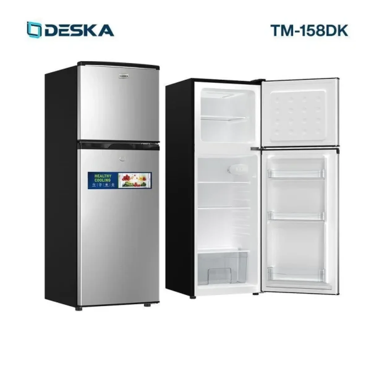 REFRIGERATEUR DESKA 2PORTES 138LITRES GM TM-158DK