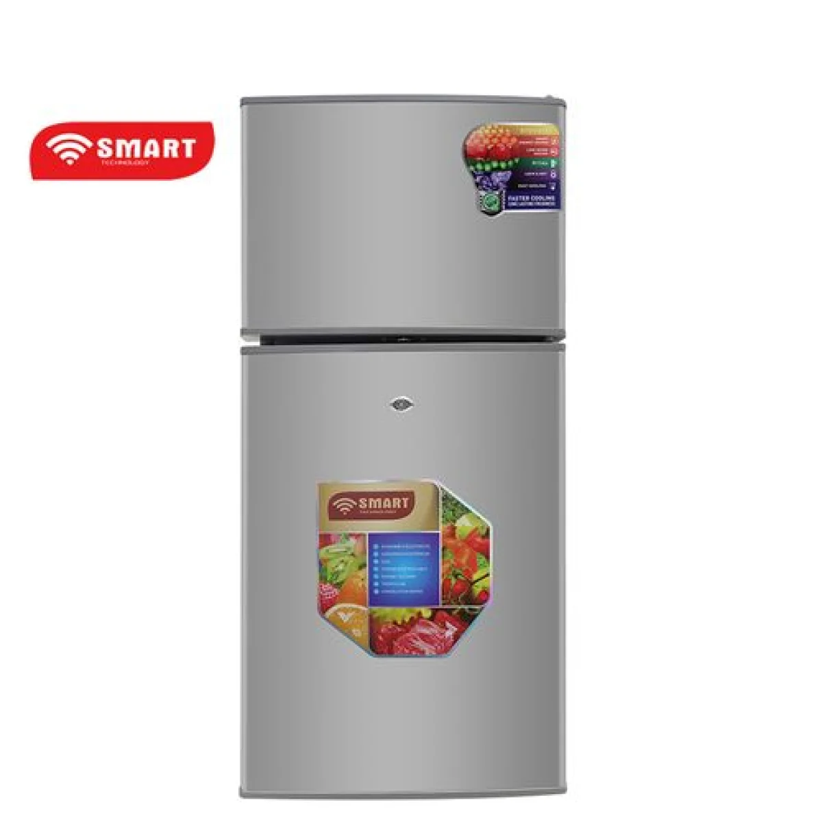 REFRIGERATEUR SMART TECHNOLOGY BAR 2PORTES SILVER STR135H