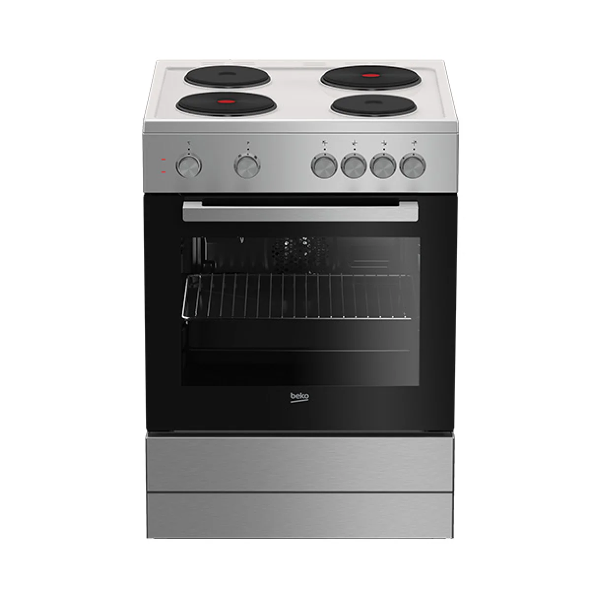 CUISINIERE BEKO 4FEUX 60X60 ELECTRIQUE BEKOFSE66000GS