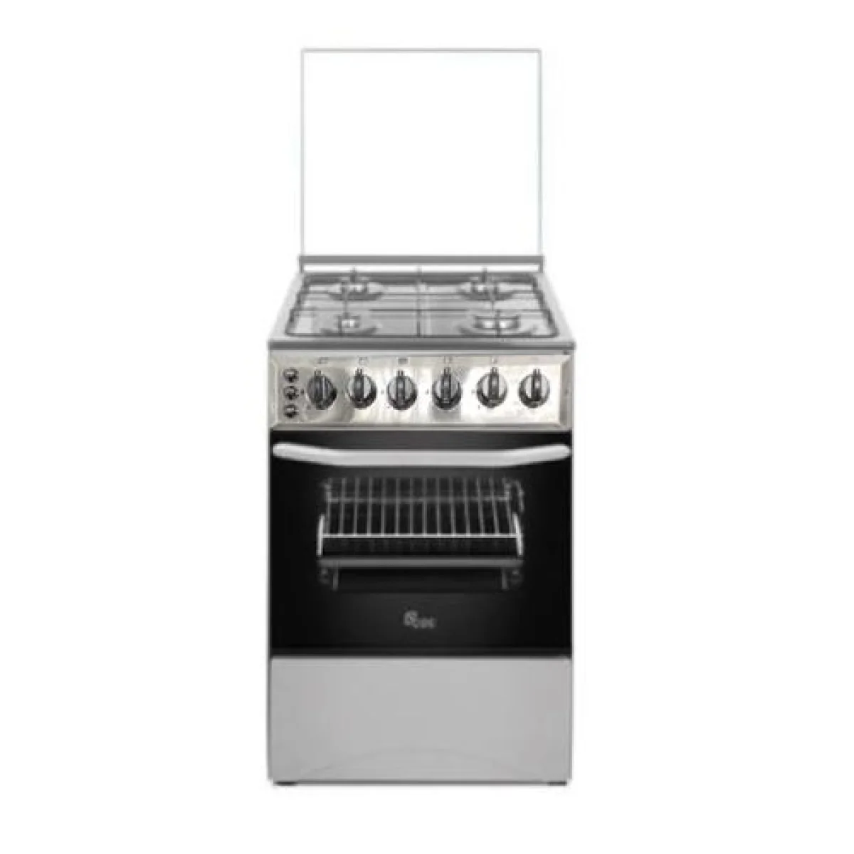 CUISINIERE CAC 4FEUX 50X50 FULL OPTION INOX CAC50F