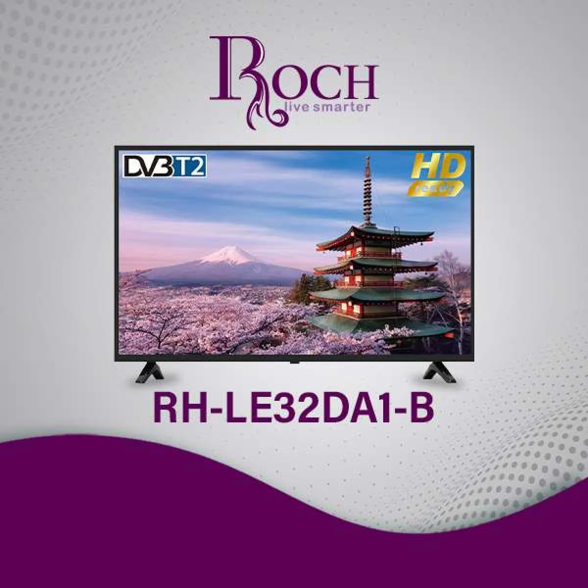 TELEVISEUR ROCH 32 POUCES LED RH-LE32DS-B