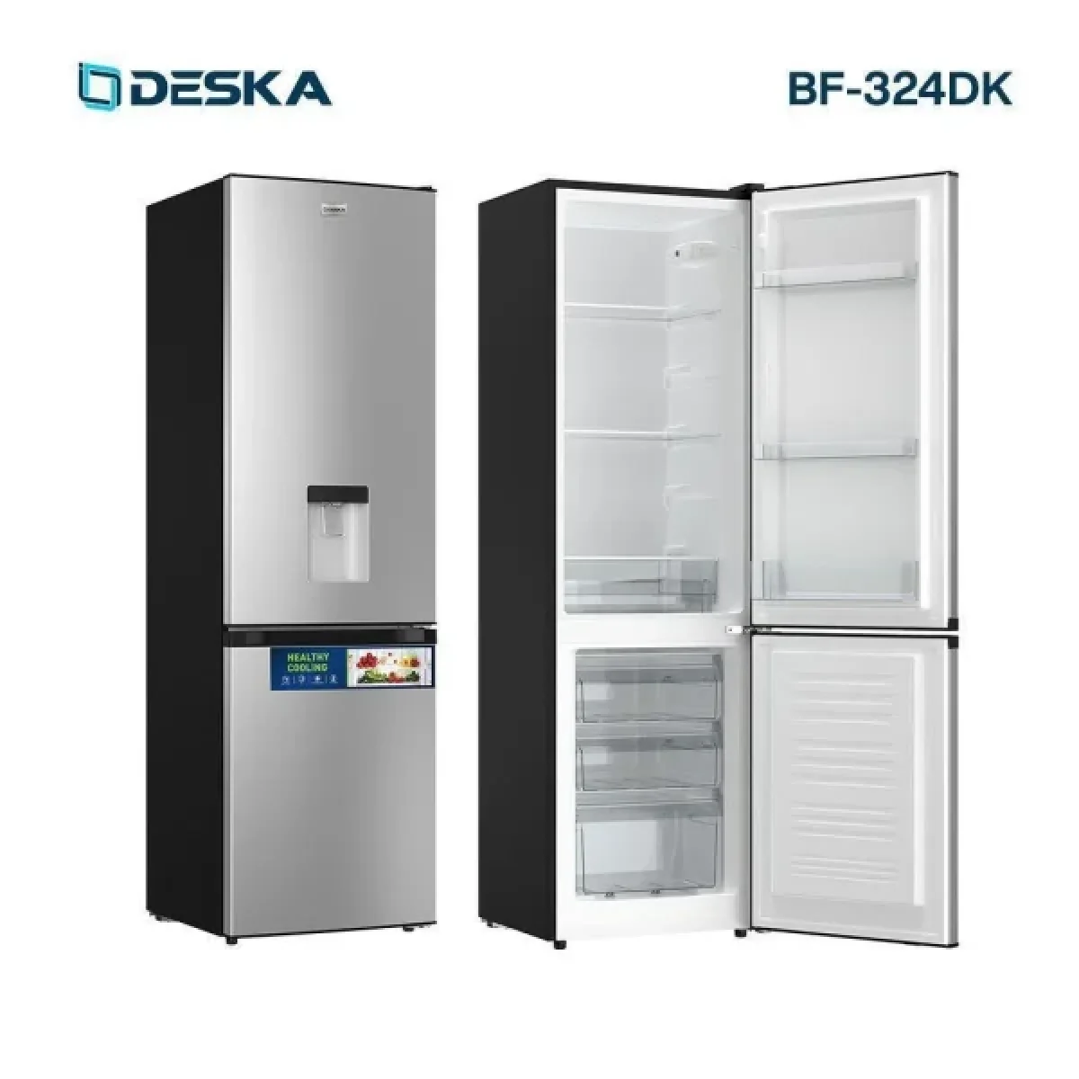 REFRIGERATEUR DESKA COMBINE 3TIROIRS AVEC FONTAINE FRZ-324DK