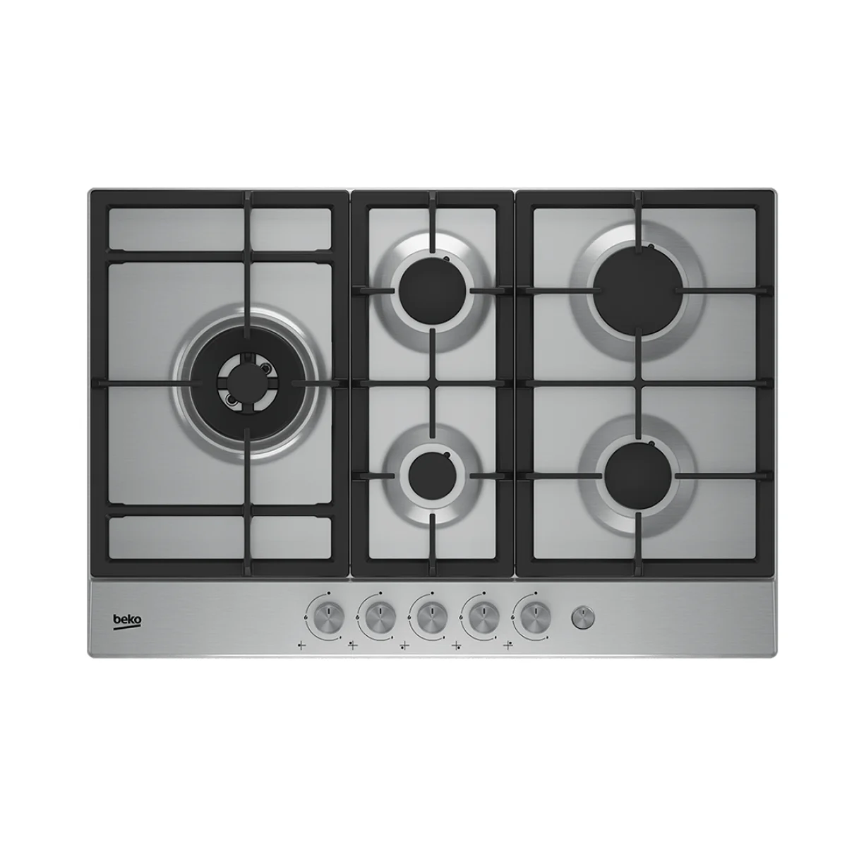PLAQUE DE CUISSON BEKO ENCASTRABLE 5FEUX 90X60 A GAZ INOX HIAL75235SX 