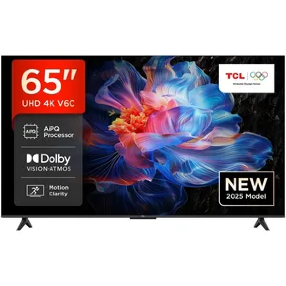 TELEVISEUR TCL 65" SMART GOOGLE TV 4K + VOICE CONTROL 65V6D ZXN
