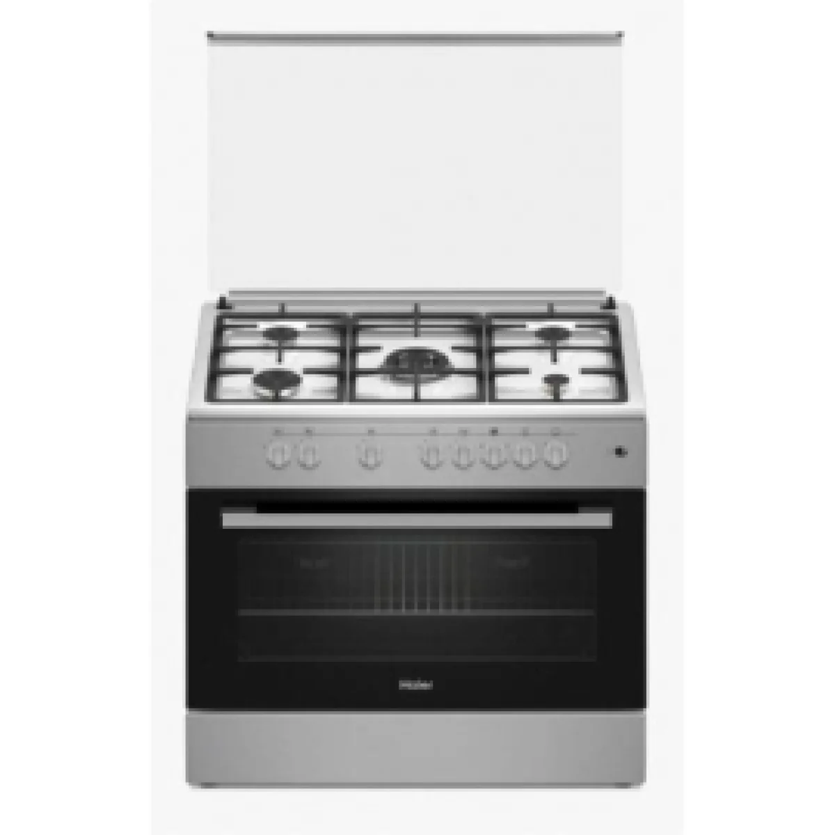 CUISINIERE HAIER 5FEUX 90X60 GRIS NOIR HCR6050EGS
