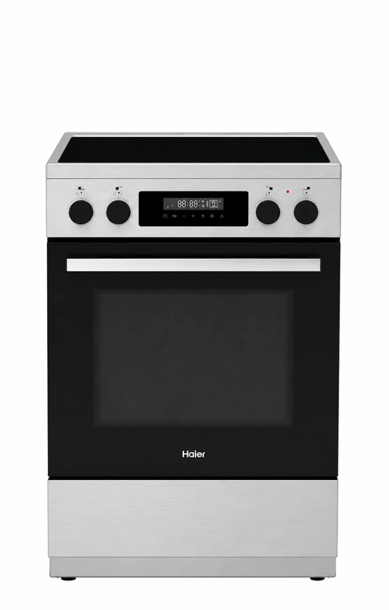 CUISINIERE HAIER 4FEUX 60X60 A ELECTRIQUE GRIS HCR6060ET1