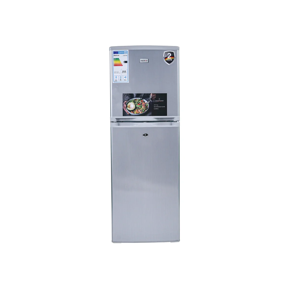 REFRIGERATEUR ELACTRON 2PORTES SILVER EL-156TMS