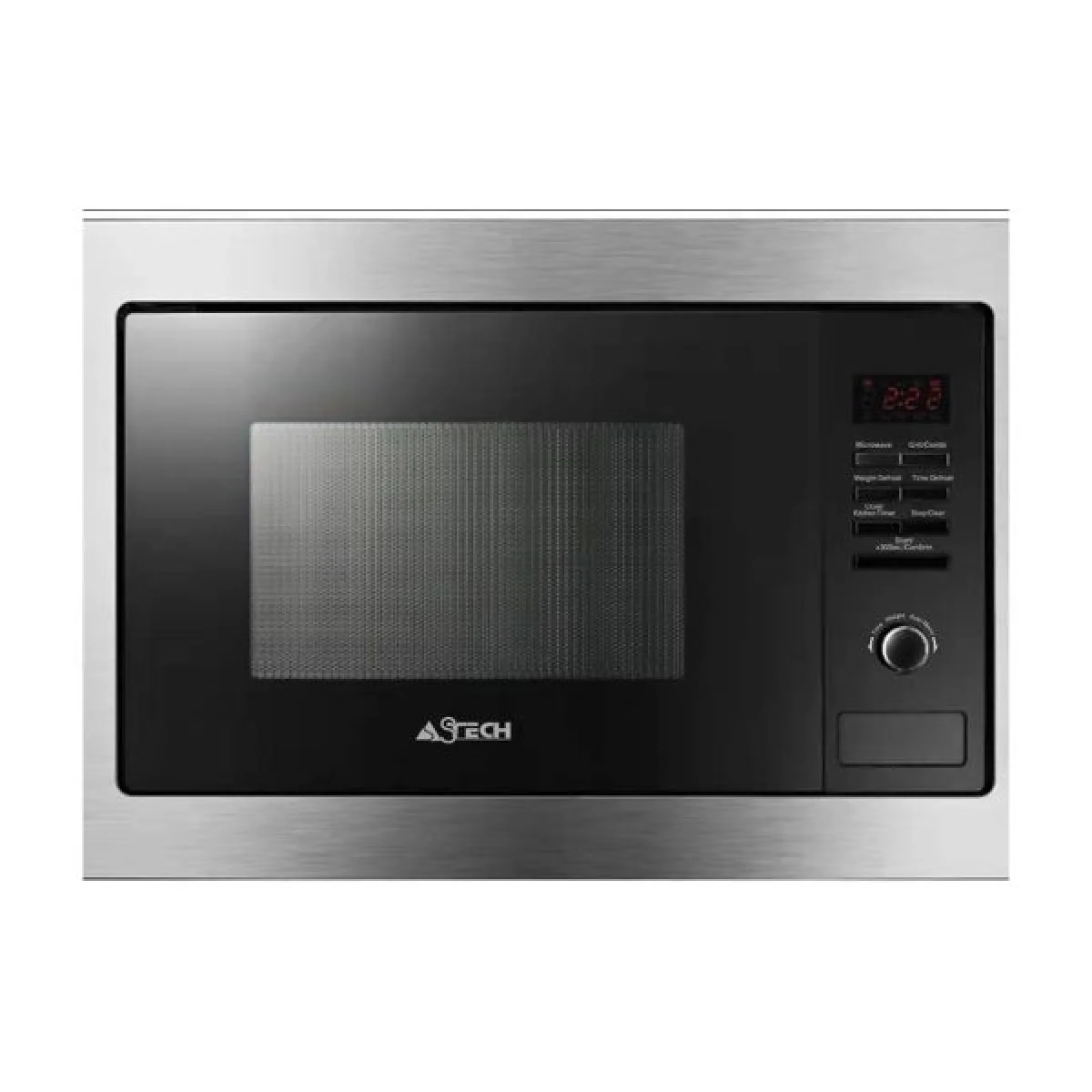 MICRO ONDE ASTECH ENCASTRABLE 25LITRES AVEC ECRAN NOIR GRIS MO25KHNT