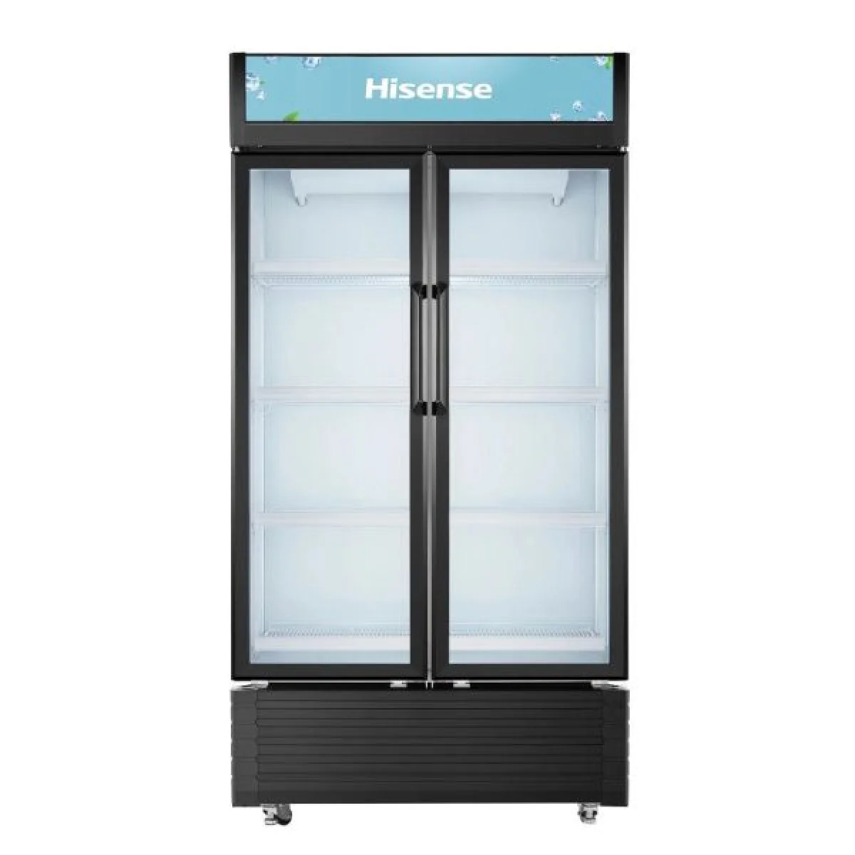 REFRIGERATEUR HISENSE 2PORTES VITRINE NOIR 620LITRES  FL81WC