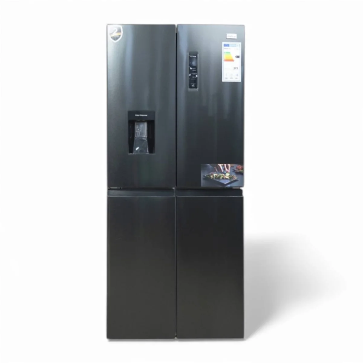 REFRIGERATEUR ELACTRON SIDE BY SIDE 4PORTES AVEC FONTAINE SILVER EL54MDID