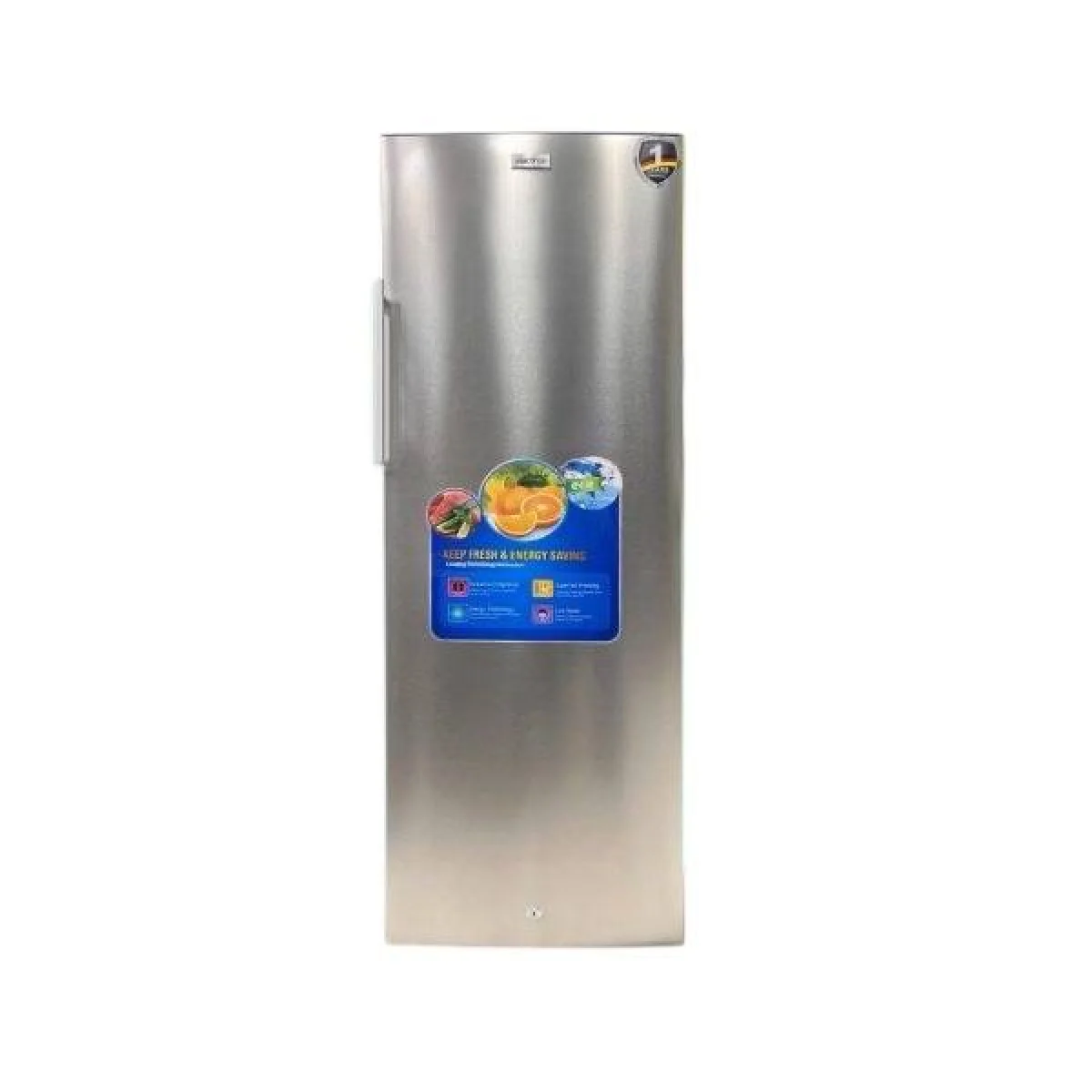 CONGELATEUR ELACTRON VERTICAL 8TIROIRS PLAQ ALU SILVER EL-180
