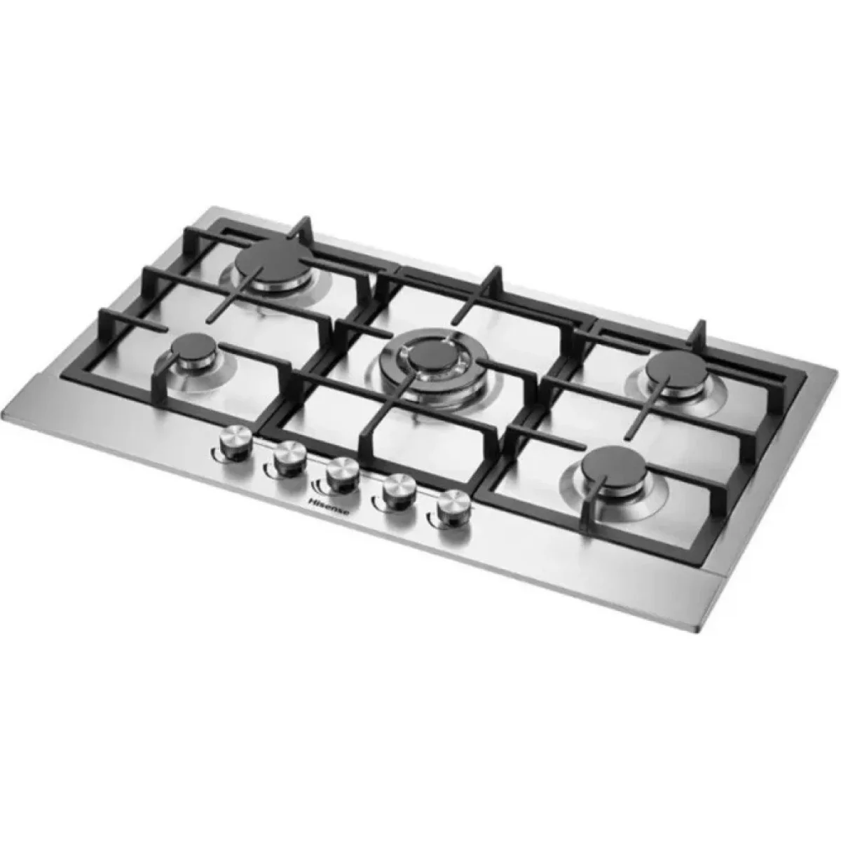 PLAQUE HISENSE ENCASTRABLE 5FEUX 90X60 A GAZ INOX HGH951SS01