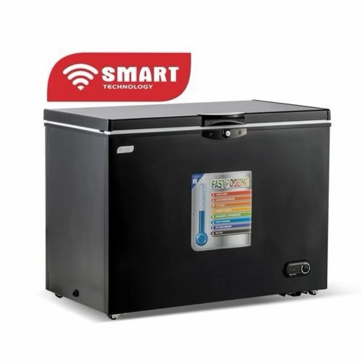 CONGELATEUR SMART TECHNOLOGY HORIZONTAL 280LITRES NOIR STCC327B