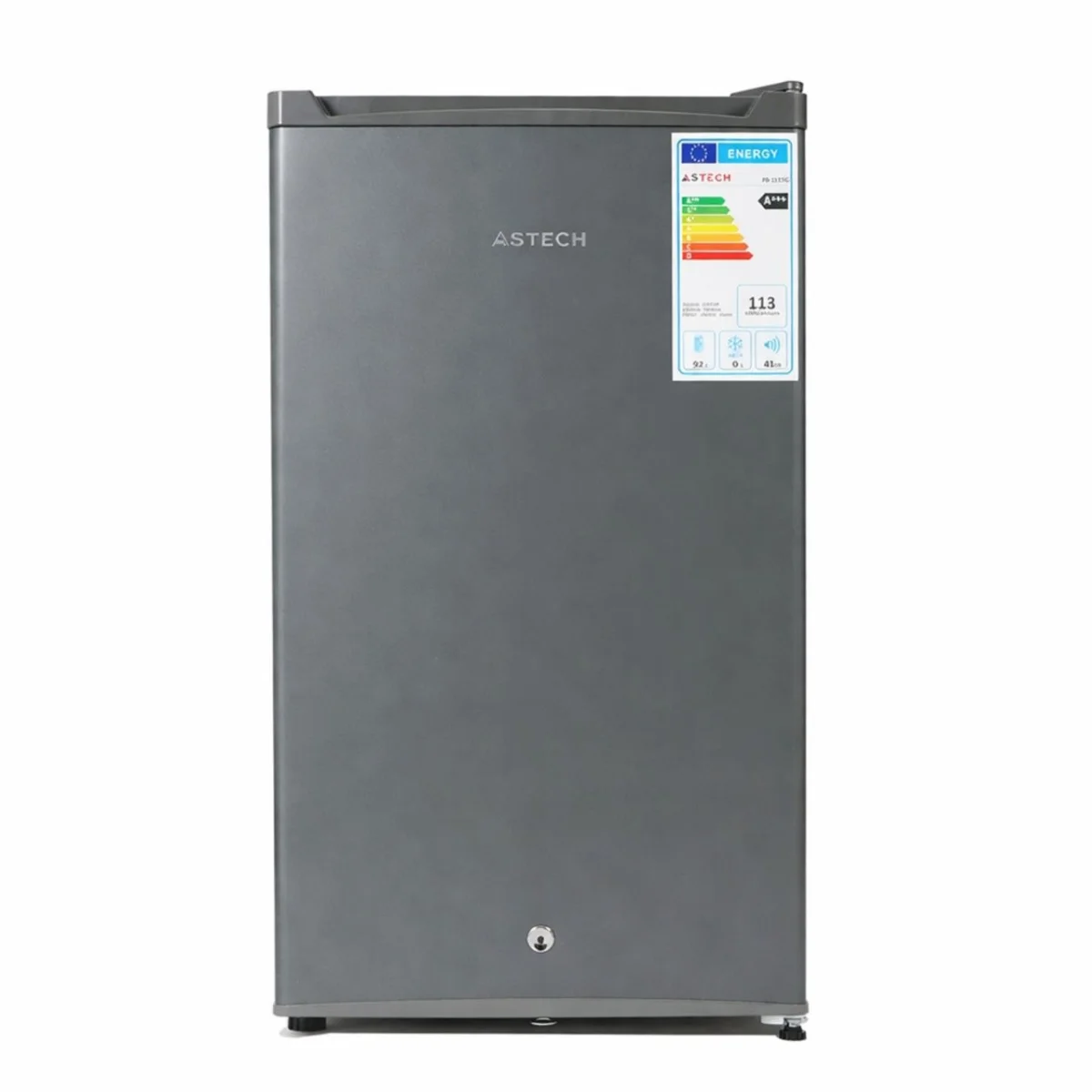 REFRIGERATEUR ASTECH BAR 1PORTE GRIS FB111SG