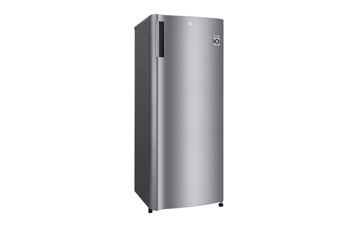 CONGELATEUR LG VERTICAL 7TIROIRS PLAQUE ALUMINIUM GRIS GN304SL