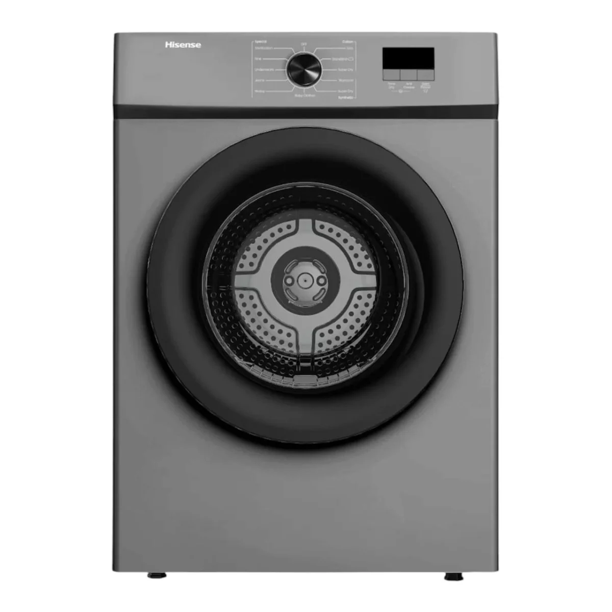 SECHE LINGE HISENSE 8KG FRONTAL A VENTILATEUR GRIS - DV1W801UT