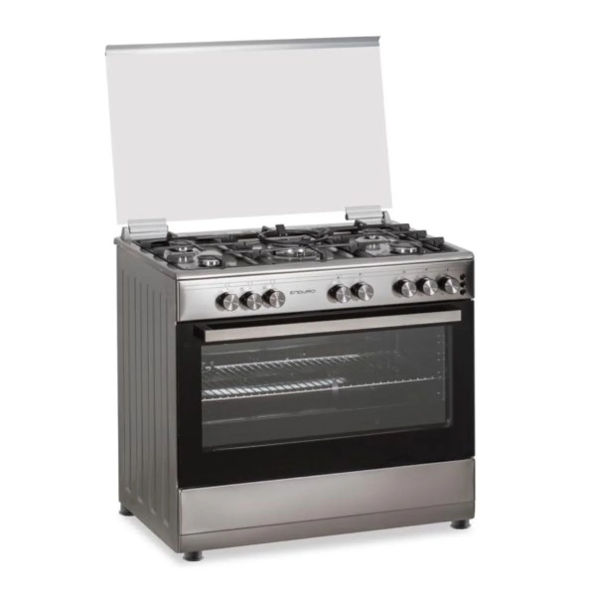 CUISINIERE ENDURO 5FEUX A GAZ 90X60 - GRILLI CK90X60S