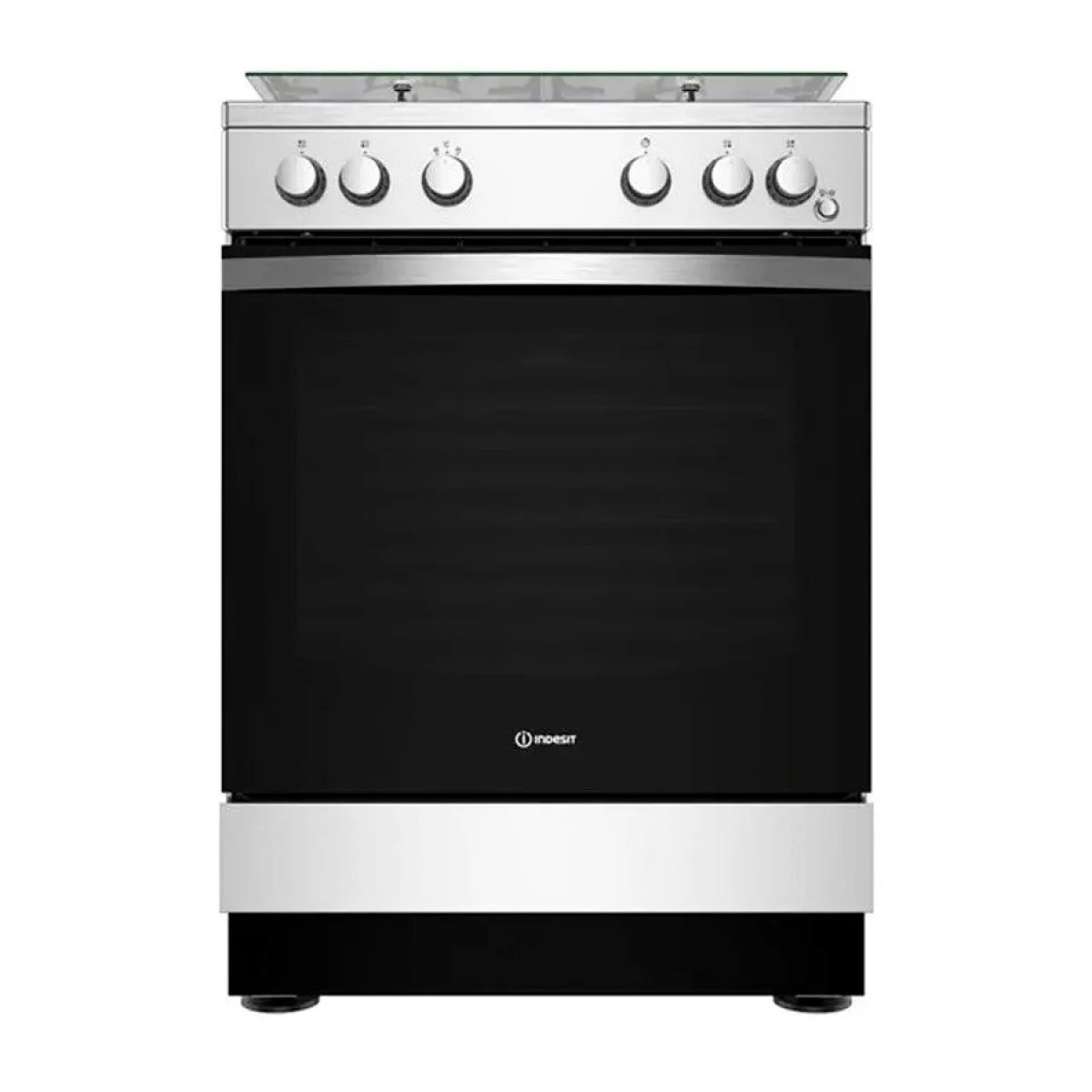 CUISINIERE INDESIT 4FEUX A GAZ B0YSU POUR A GAZ GRIS IS67G1PCX/MEA