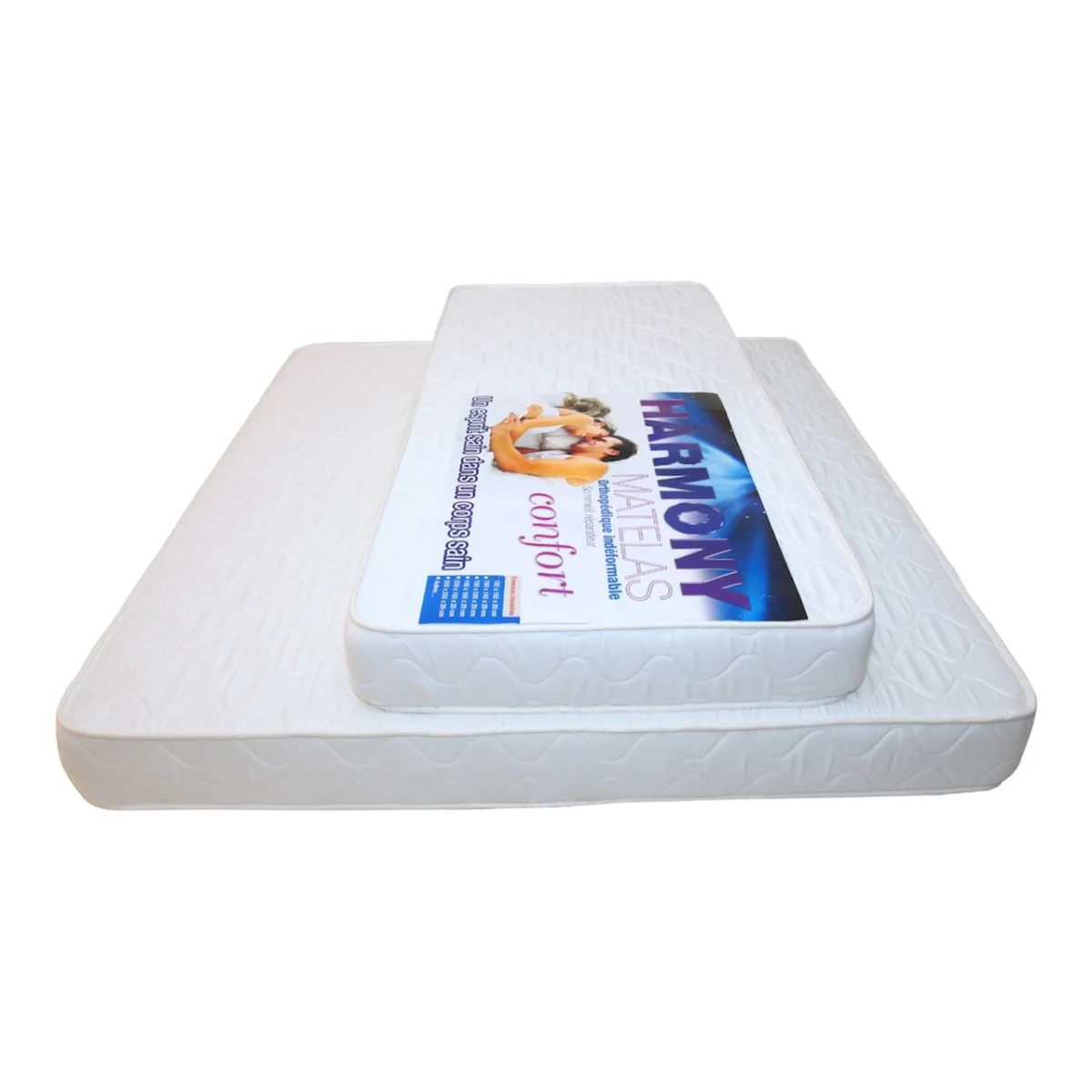 MATELAS HARMONY ORTHOPEDIQUE 90X190 CM–180X20 CM