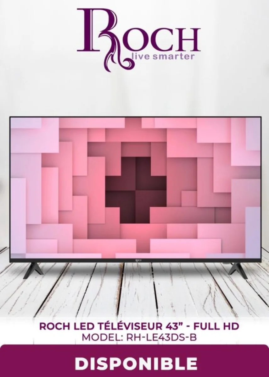 TELEVISEUR ROCH 43 POUCES DSB LED RH -LE 