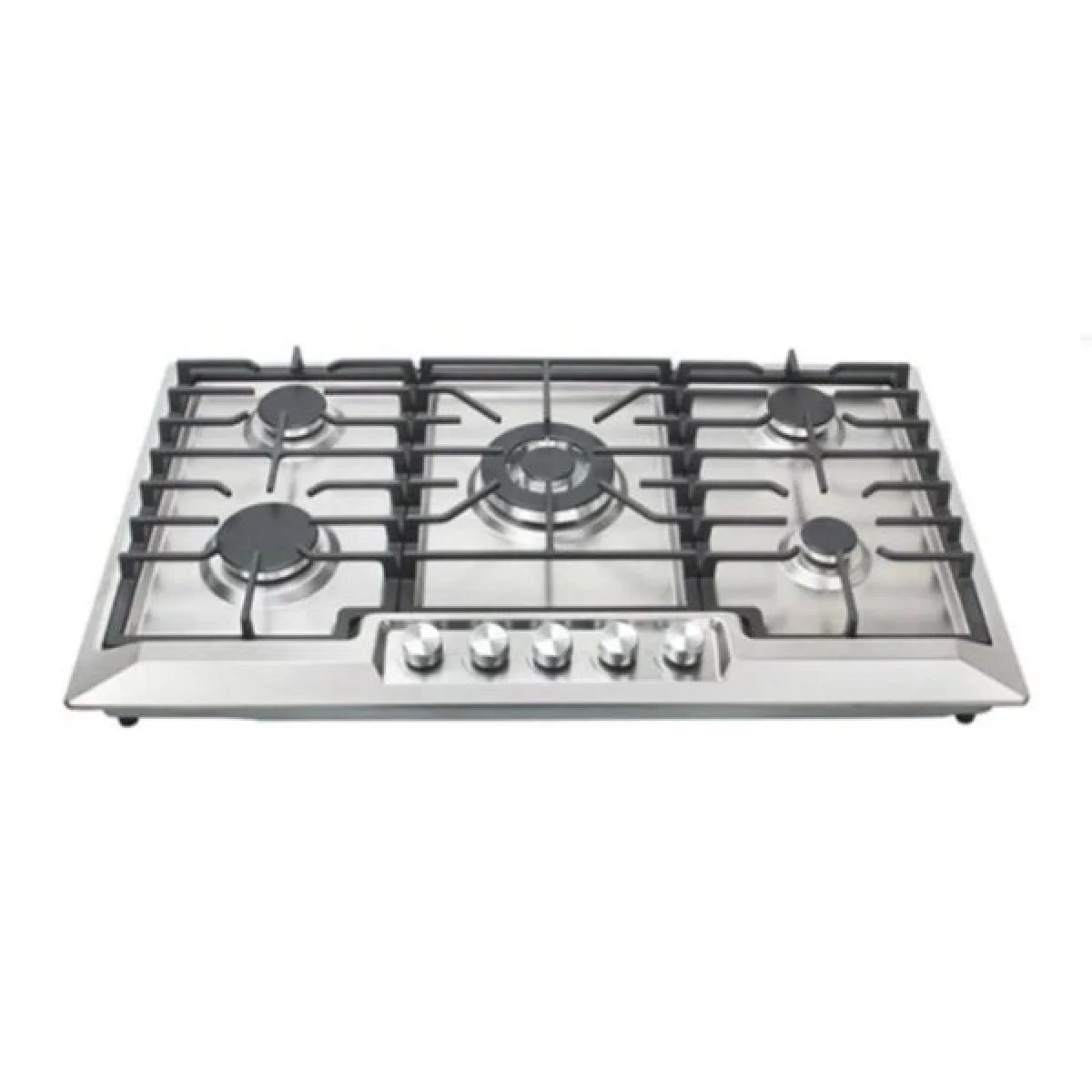 PLAQUE TECHNOLUX ENCASTRABLE 5FEUX 90X60 A GAZ INOX TEC5GG