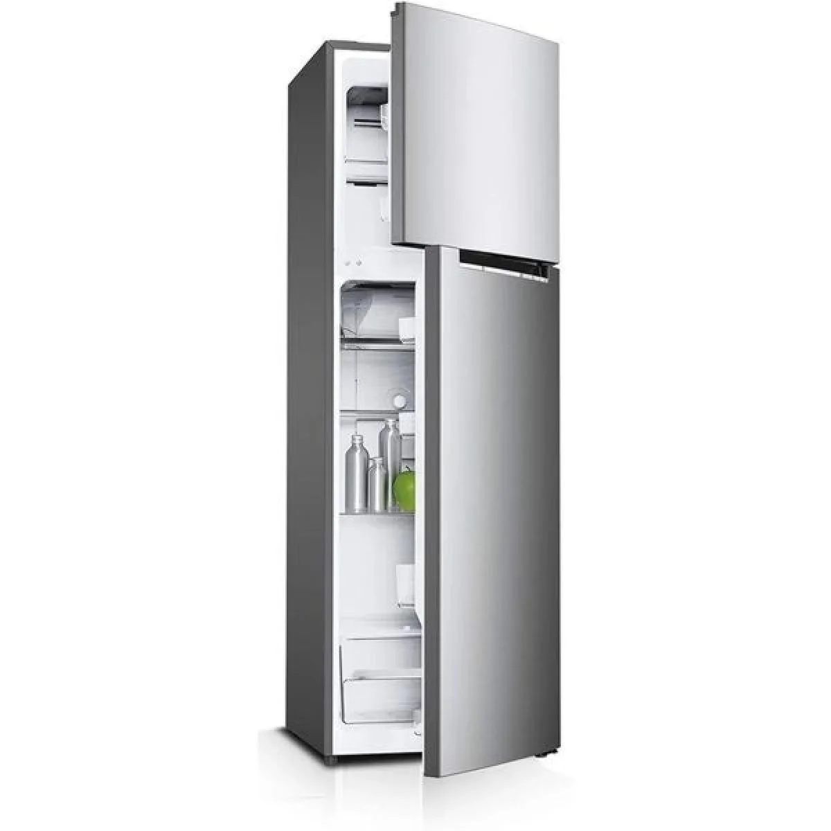 REFRIGERATEUR SHARP 2PORTES DEFROST 250LITRES GRIS SJ-HM320