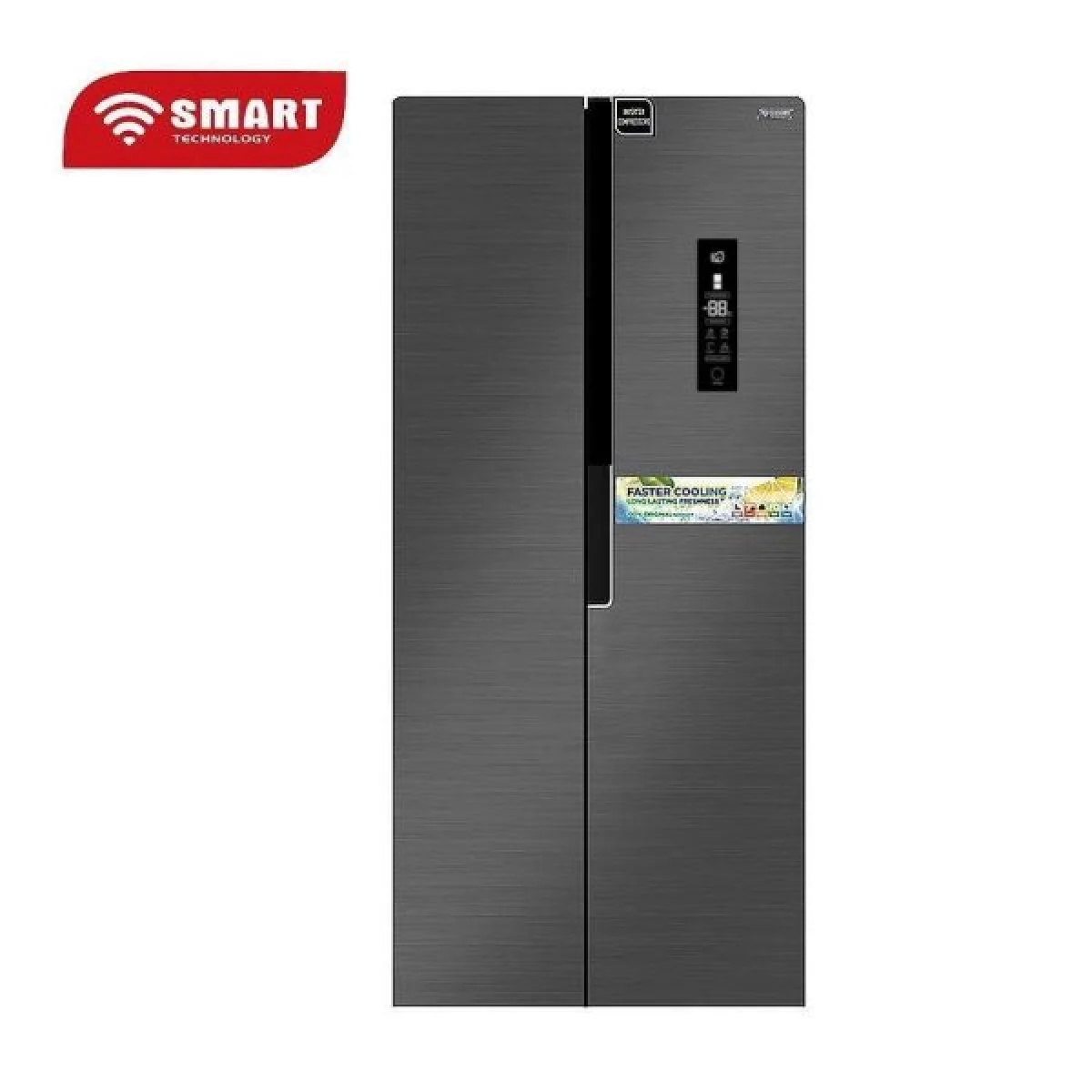 REFRIGERATEUR SMART TECHNOLOGY SIDE BY SIDE 2PORTES STR757