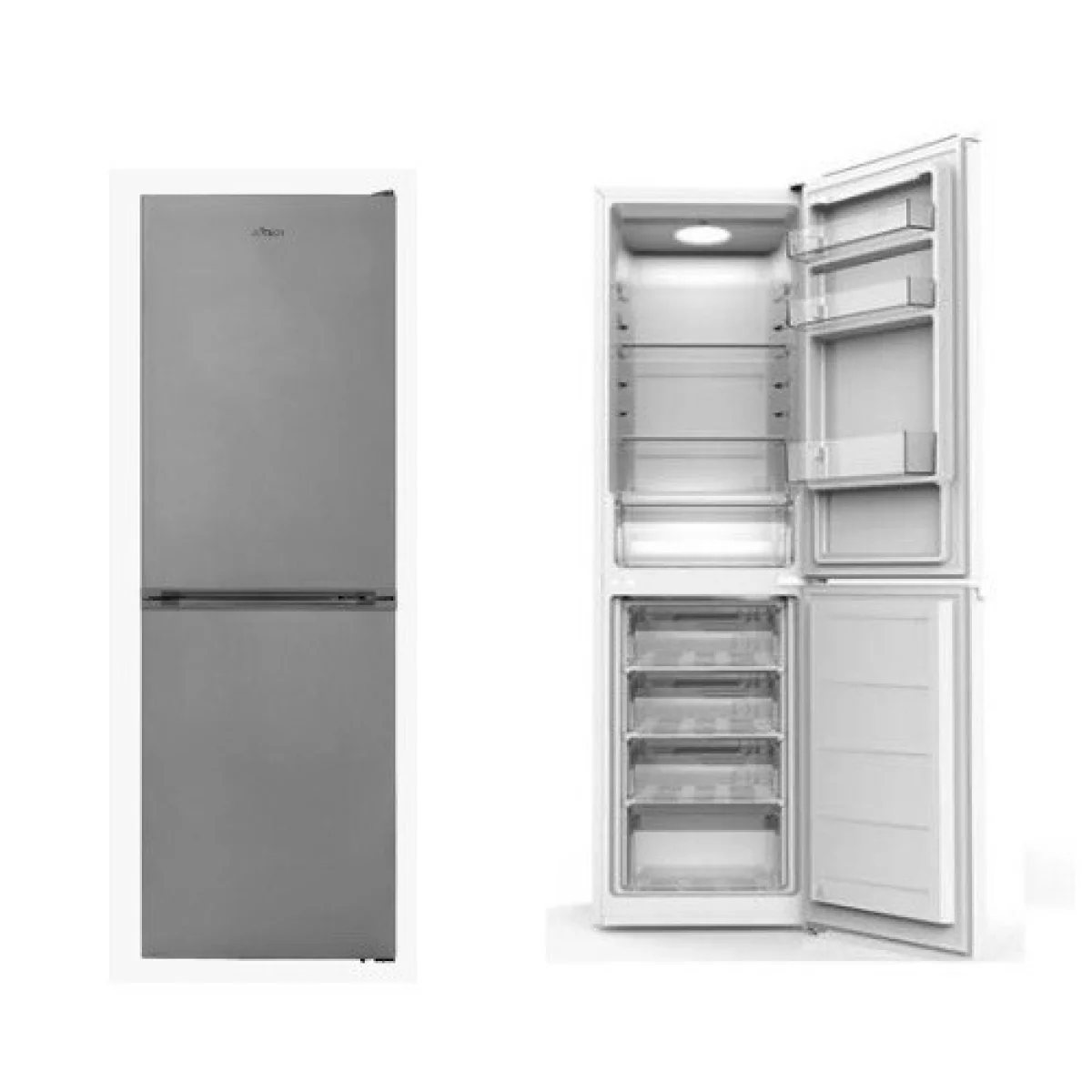REFRIGERATEUR ASTECH COMBINE 4TIRROIRS 260LITRES SILVER FC280V