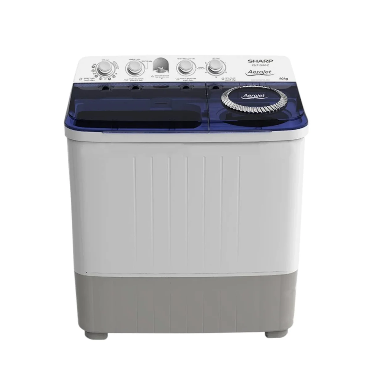 MACHINE A LAVER SHARP 7KG SEMI AUTOMATIC BLANC ES-T75A-X
