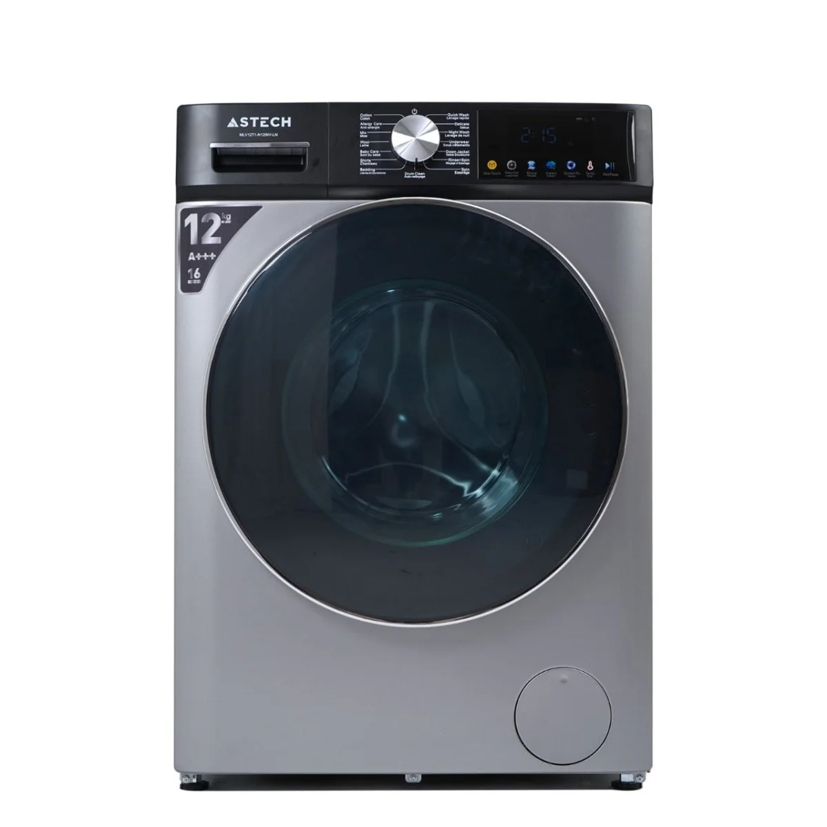 MACHINE A LAVER ASTECH 12KG SILVER INVERTER ML012C-V12C-CI