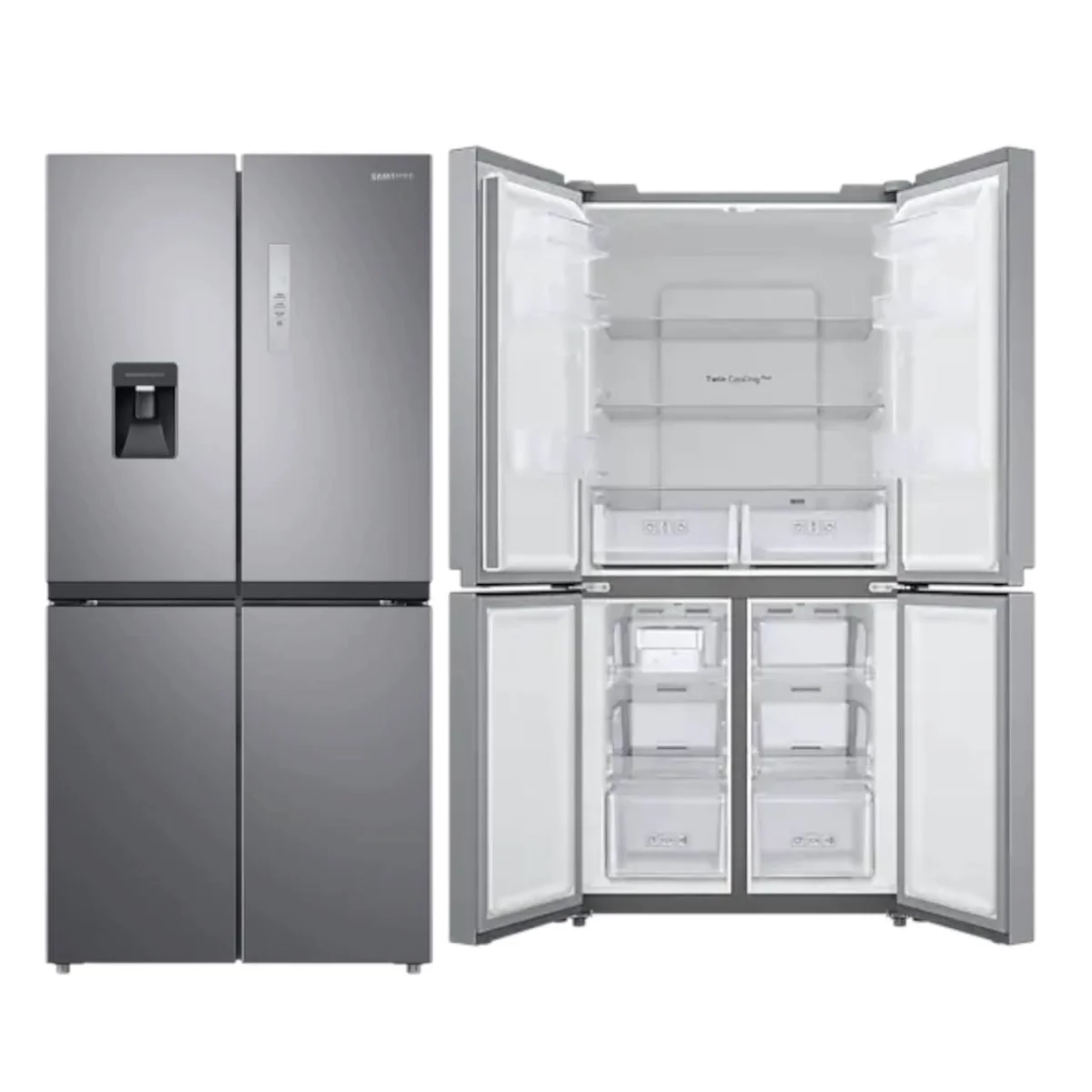 REFRIGERATEUR SAMSUNG SIDE BY SIDE 4PORTES AVEC FONTAINE 488LITRES RF48A4000M9/MA