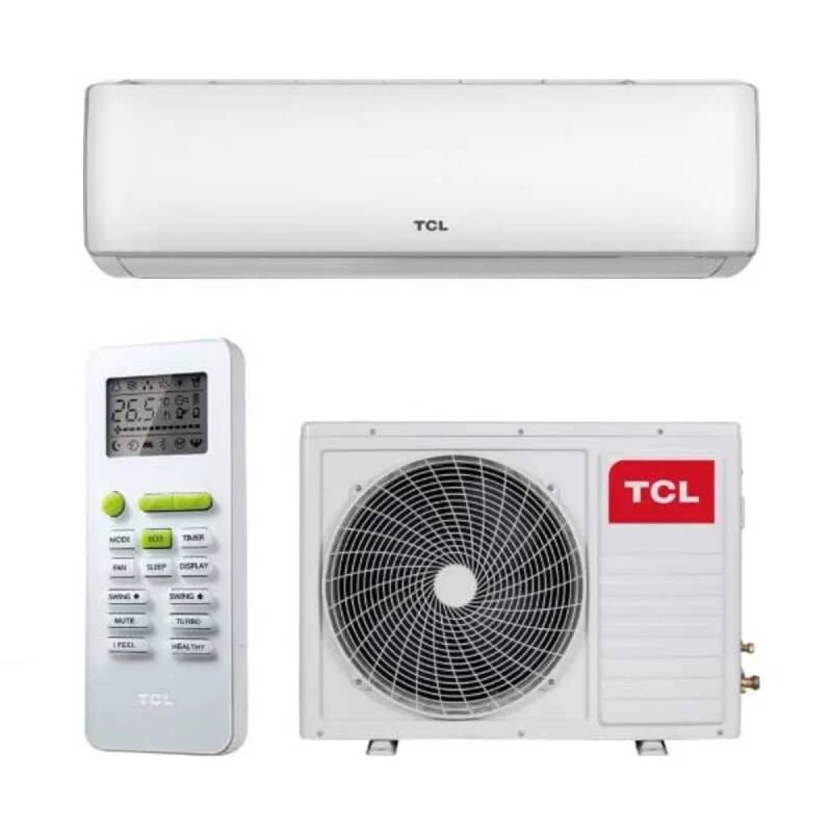 SPLIT TCL NVERTER GAZ R410 – 9000 A 24000 BTU (1,25 CV A 3 CV)