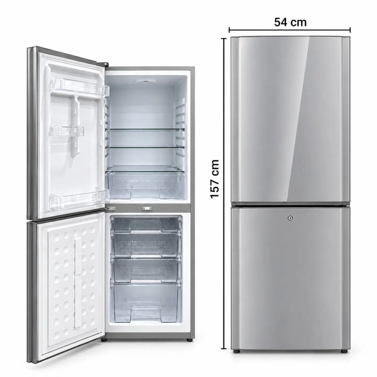 REFRIGERATEUR ENDURO COMBINE 4TIROIRS GRIS CM270G4