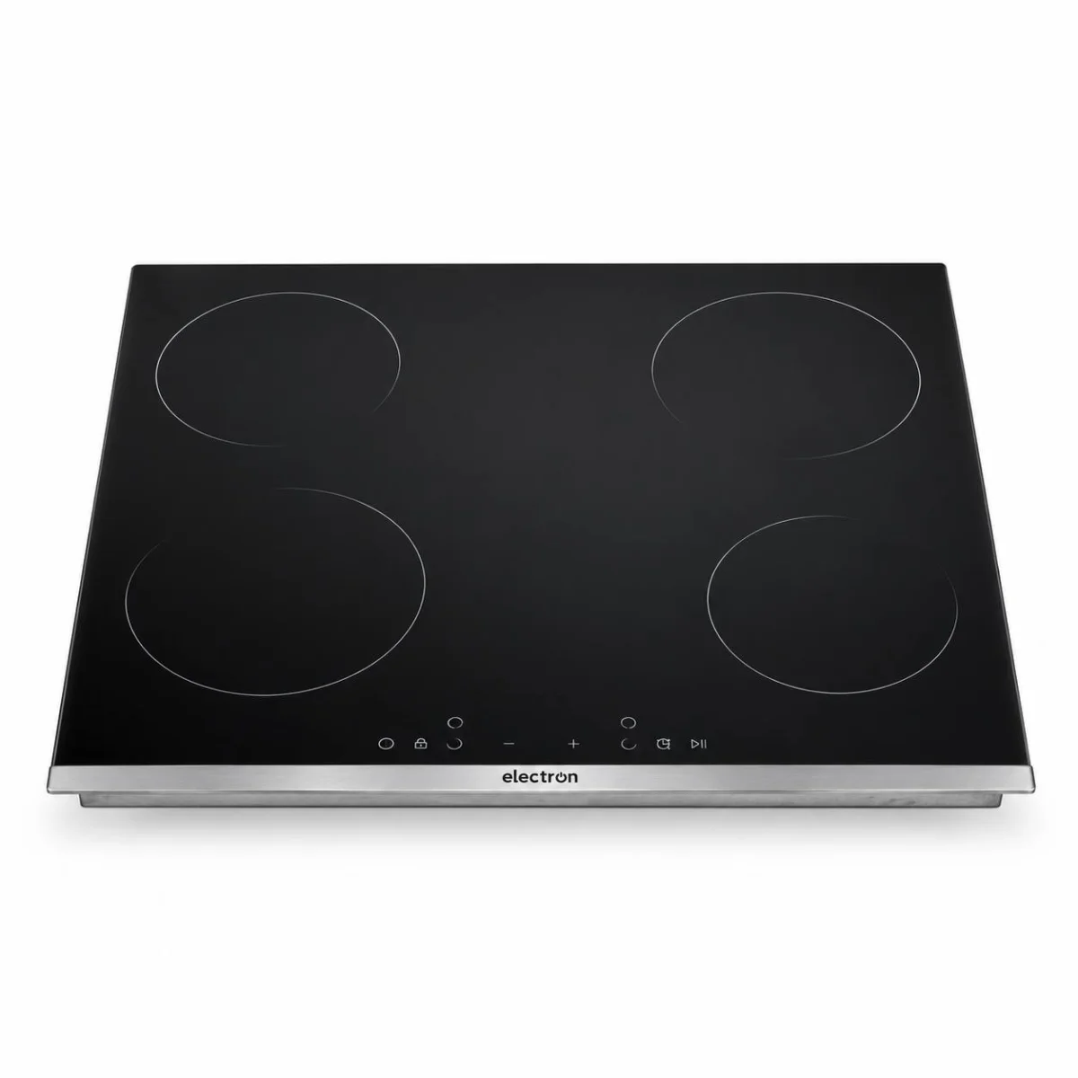  PLAQUE ELACTRON ENCASTRABLE 4FEUX 60X60 ELECTRIQUE VITROCERAMIQUE NOIR ES-293