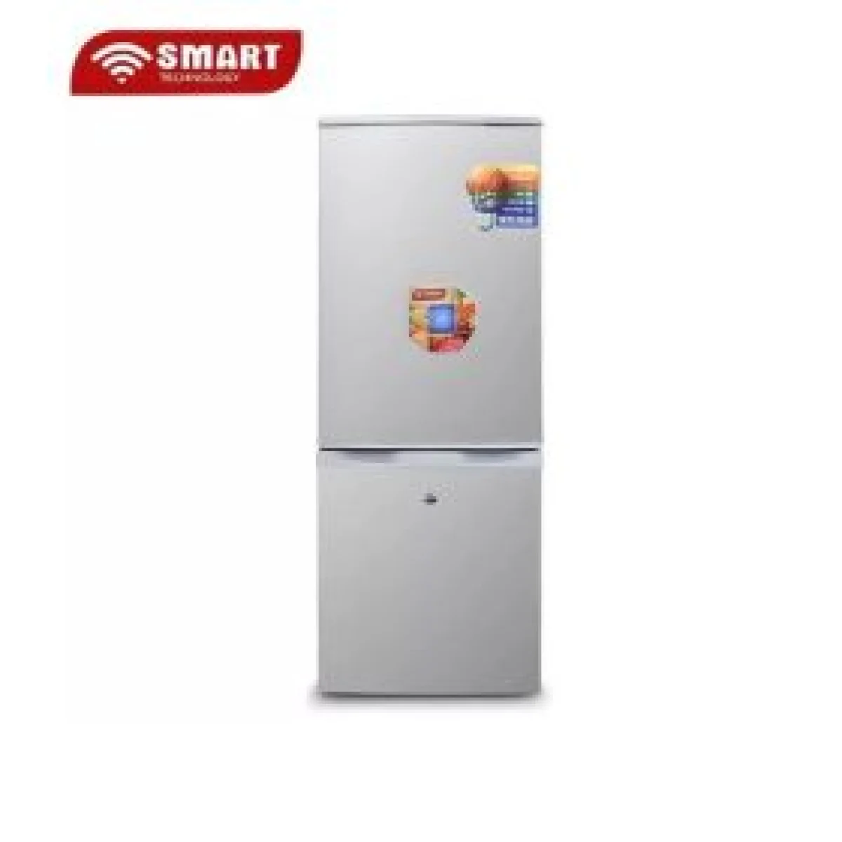 REFRIGERATEUR SMART TECHNOLOGY COMBINE 2TIROIRS SILVER STCB185H