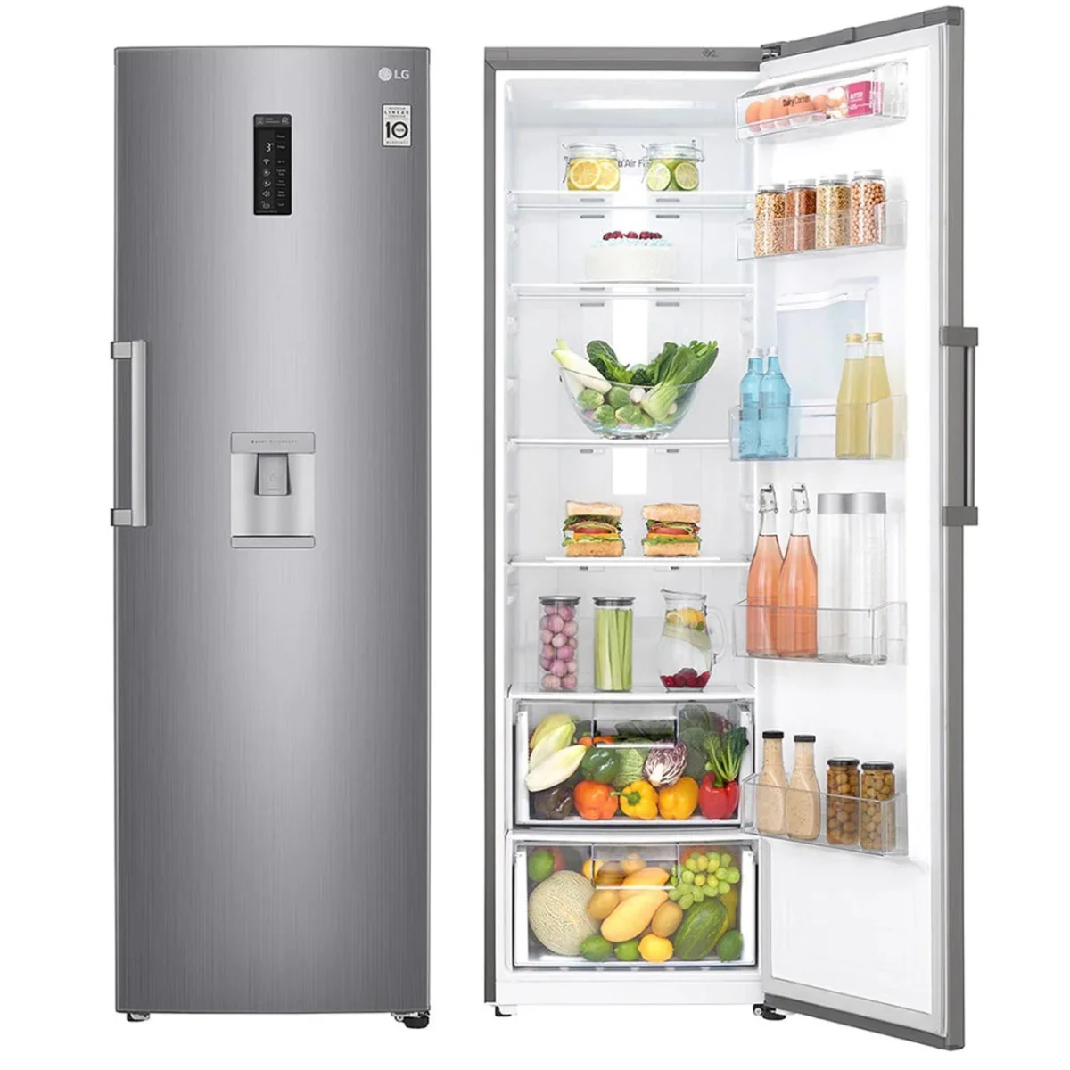 REFRIGERATEUR LG 1PORTE 313LITRES AVEC DISTRIBUTEUR D'EAU GCF411ELDM