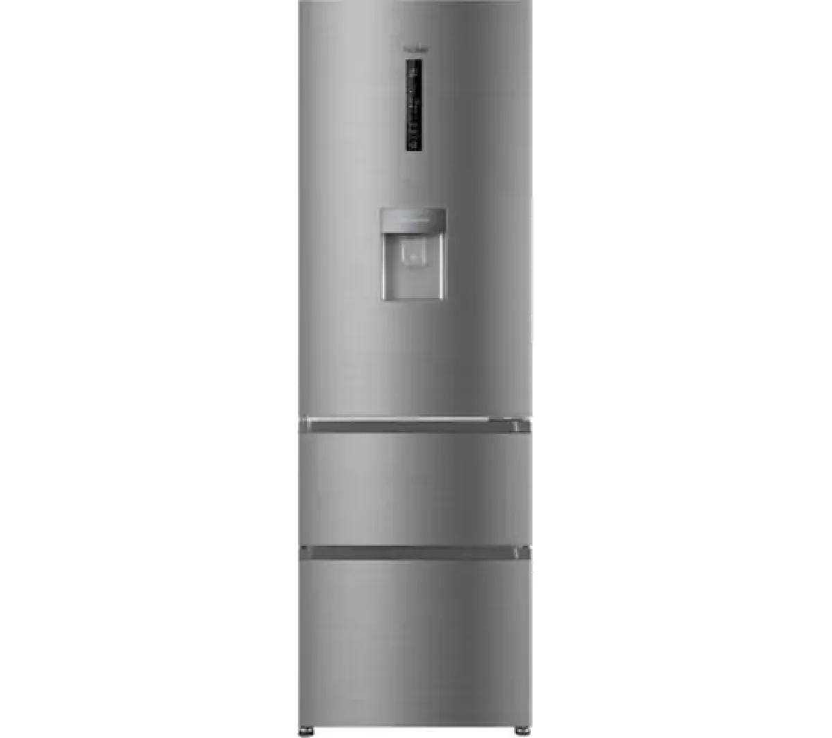 REFRIGERATEUR HAIER COMBINE 2TIROIRS AVEC FONTAINE NO FROST SILVER HTR3619FWMN