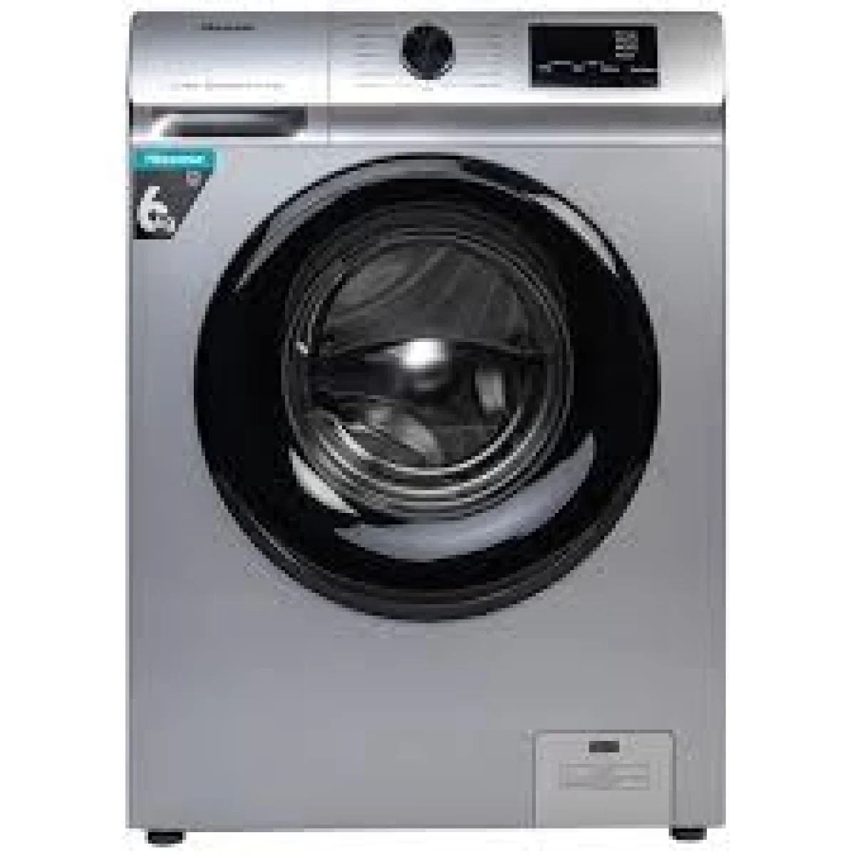 MACHINE A LAVER HISENSE 6KG FRONT-LOAD SILVER WFVB6010MT