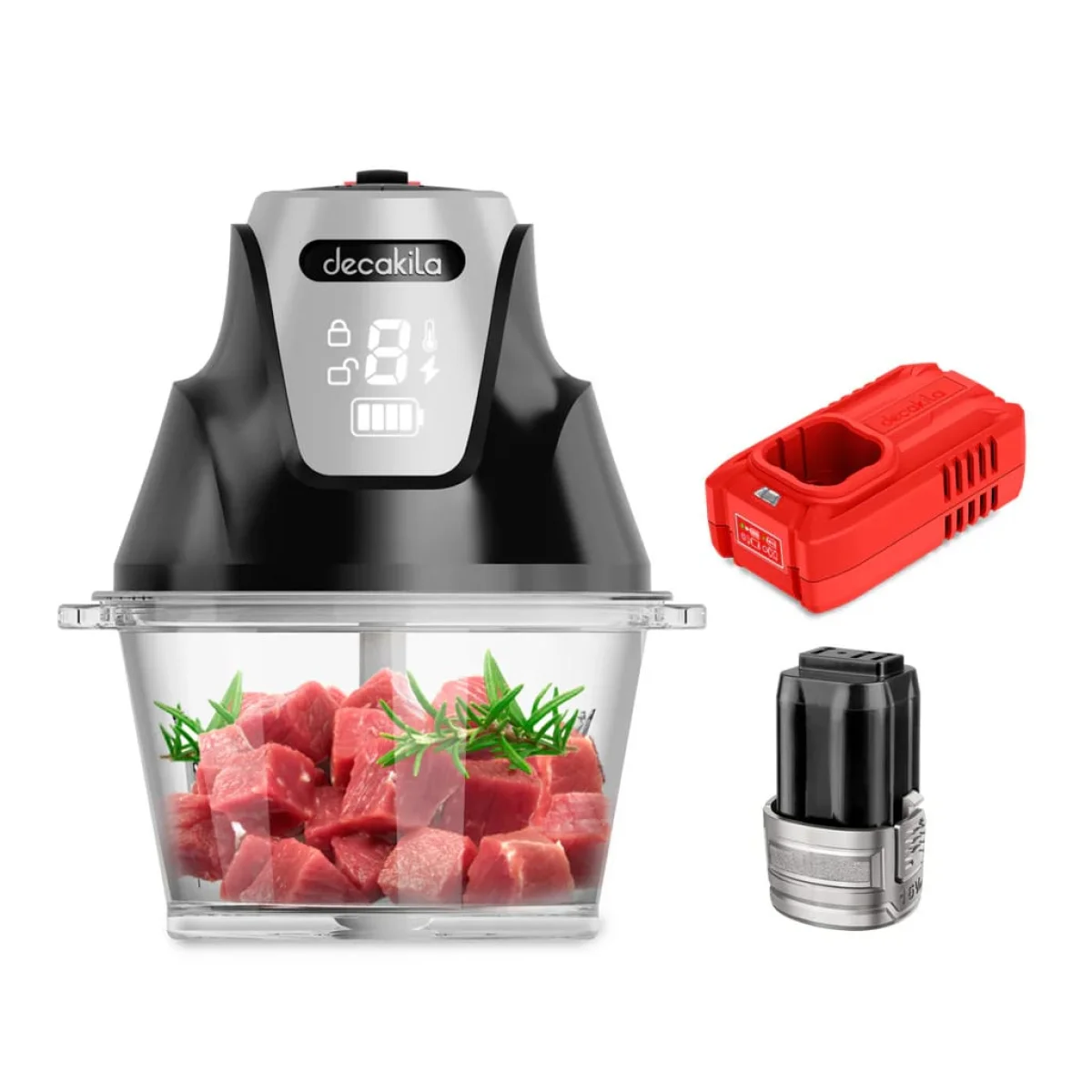 HACHOIRE A VIANDE DECAKILA 2LITRES  200W SANS FIL KEMG029B