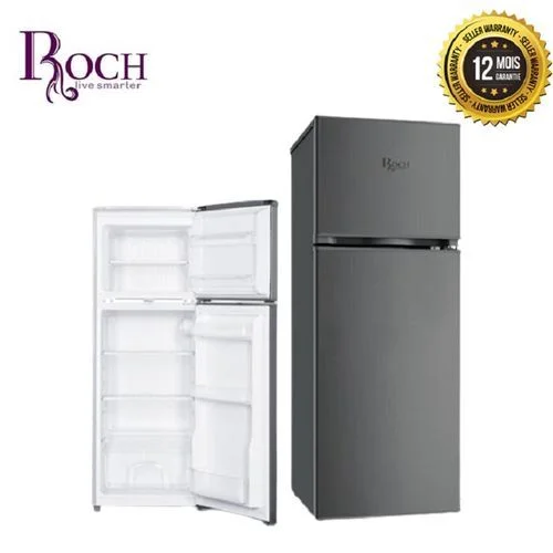 REFRIGERATEUR ROCH 2PORTES 315LITRES SILVER RFR-315DT-L