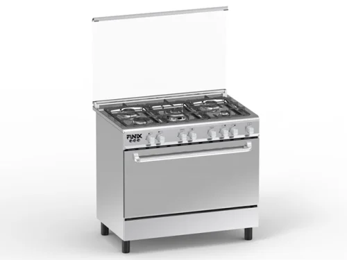 CUISINIERE 5FEUX FINIX 90X60 INOX G95ND-M