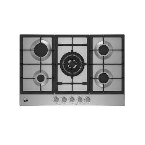 PLAQUE DE CUISSON BEKO ENCASTRABLE 5FEUX 90X60 A GAZ GRIS HIAW75225SL