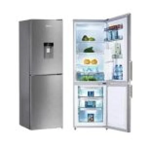 REFRIGERATEUR SOLSTAR COMBINE 4TIROIRS 253LITRES AVEC FONTAINE SILVER FRF338BDINVSS