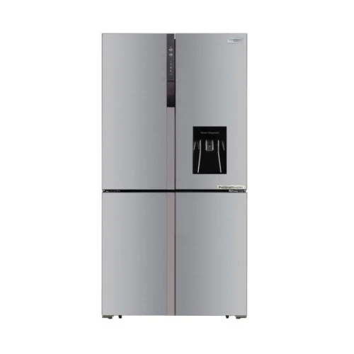 REFRIGERATEUR SMART TECHNOLOGY 4PORTES SIDE BY SIDE AVEC FONTAINE 560LITRES STR-689WS