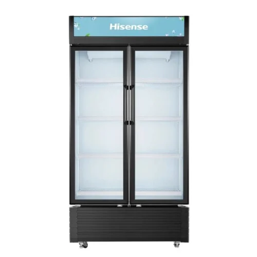 REFRIGERATEUR HISENSE 2PORTES VITRINE NOIR 620LITRES  FL81WC