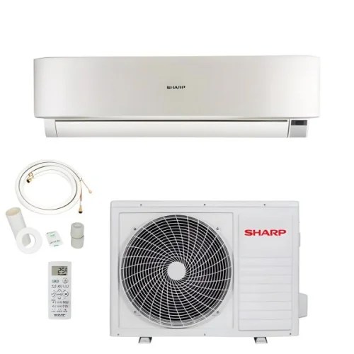 SPLIT SHARP  CHAUD ET FROID GAZ R410 – 9000 A 24000 BTU (1,25 CV A 3 CV)