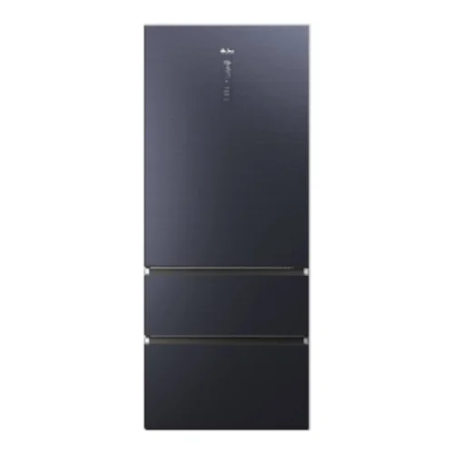 REFRIGERATEUR HAIER COMBINE 2TIROIRS 483LITRES NOIR NO FROST HTW7720ENMB