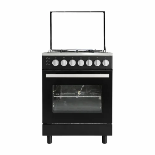 CUISINIERE HAIER 4FEUX 60X60 NOIR HRG6402DDRMB