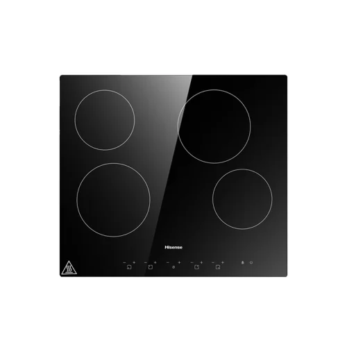  PLAQUE ENCASTRABLE HISENSE 4FEUX 60X60 ELECTRIQUE VITROCERAMIQUE  NOIR HHU60CEEC