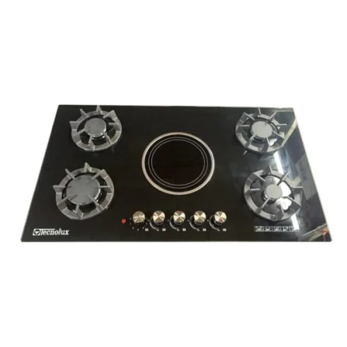 PLAQUE TECHNOLUX 90XGO 4F A GAZ ET 1F ELECTRIQUE NOIR TECSCE